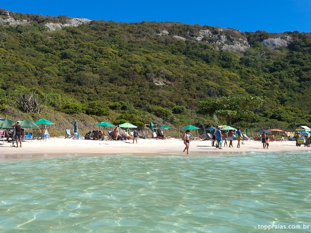 Praia do Forno em Arraial do Cabo