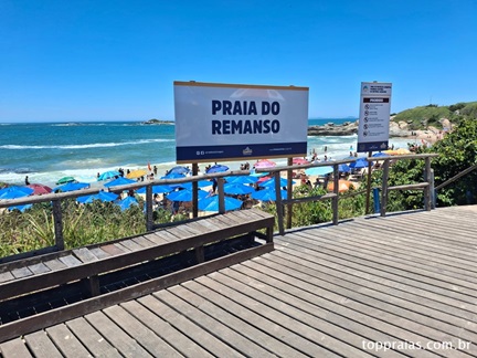Praia do Remanso em Rio das Ostras