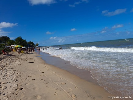 Praia de Taperapuã em Porto Seguro